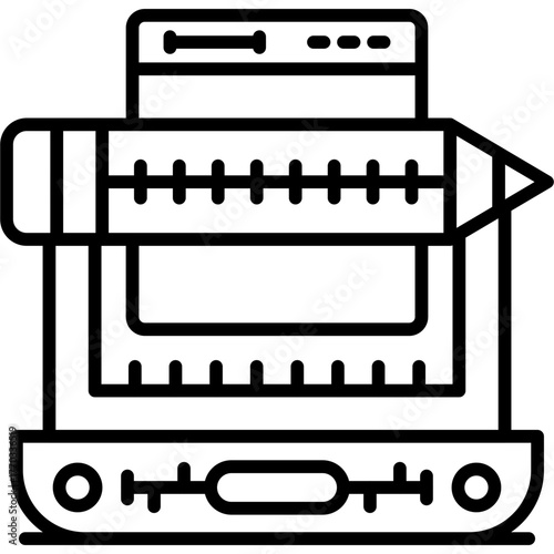 Copywriter Icon Vector Element