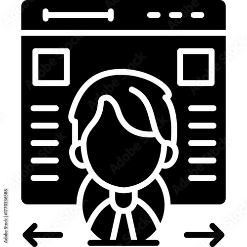 Visitor Icon Vector Element