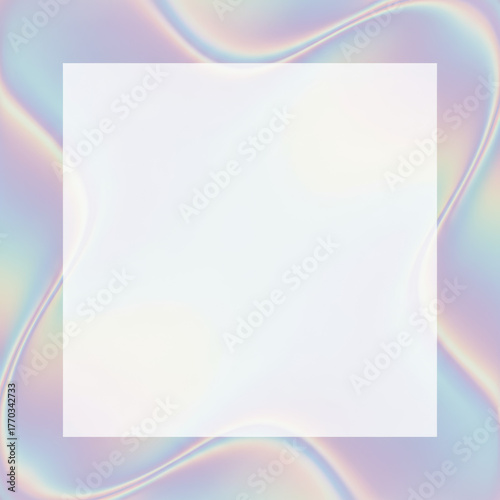 Holographic gradient iridescent pastel rainbow abstract background