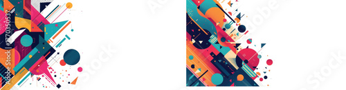abstract background with colorful lines