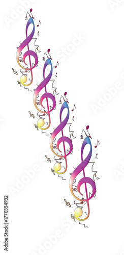 abstract music background