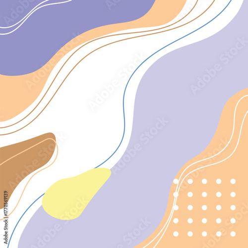 ABSTRACT DESIGN BACKGROUND WITH PASTEL COLOR