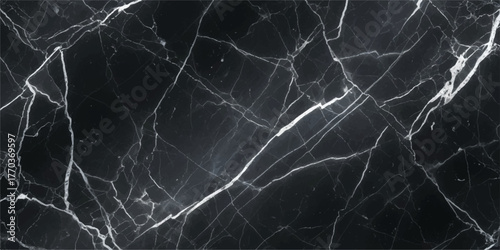 Black marble texture background natural stone pattern with white veins elegant surface for interior design and decorative applications