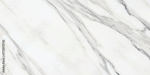 Elegant white marble texture background with gray veins ideal for luxury designs and surfaces
