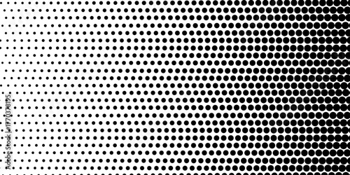 Abstract halftone circle dot pattern on background. Polka dot pattern template Monochrome dotted texture modern seamless. Dots pop art comics with summer background. Vector blot half tone collection. 