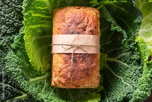 Fresh sauerkraut bread with...