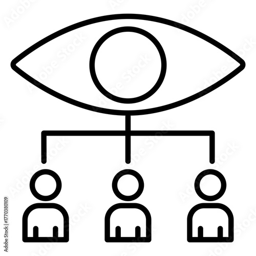 supervision outline icon