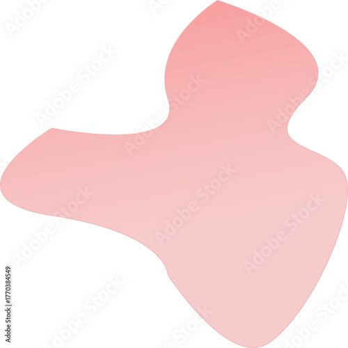 baby pink pacifier vector perfect for design templates modern gradient shape