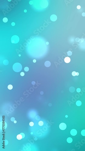 Wallpaper Mural Aqua Blue Gradient Bokeh Light Abstract Background Torontodigital.ca