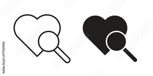 Check up icon illustrations collection. editable stroke outline and flat style