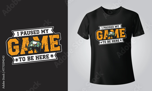 Gaming Typography Quotes for T-Shirt Design SVG PNG Vector File | Funny Gamer Sayings Digital Download | Game Lover Graphic Print