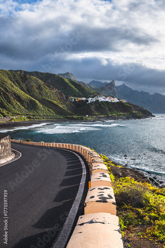 Coastal Road to Benijo Village in Anaga, Tenerife Island