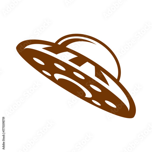 UFO plane icon design