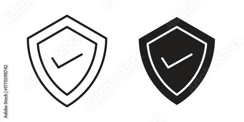 Reliable icon illustrations collection. editable stroke outline and flat style