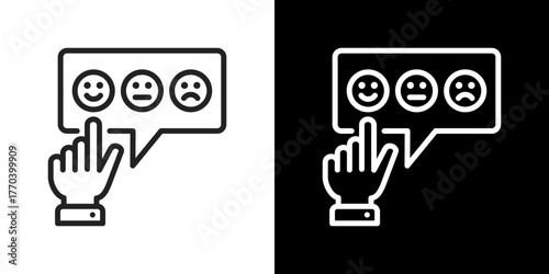 Feedback Icon Line Vector Illustration