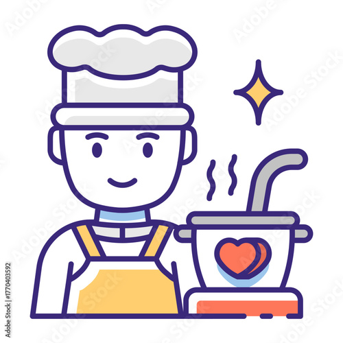 This Volunteering icon is suitable for Thanksgiving Day.