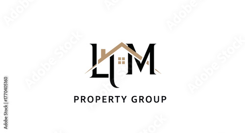 LJM Property Group Logo with House Roof Icon.