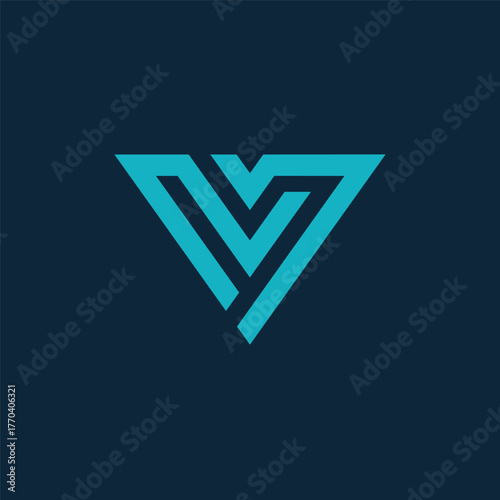 Initial Letter V Logo Design Vector Template