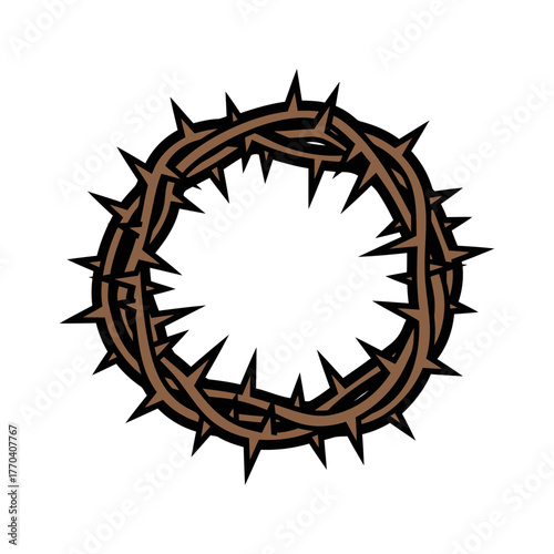 Crown of Thorns Illustration