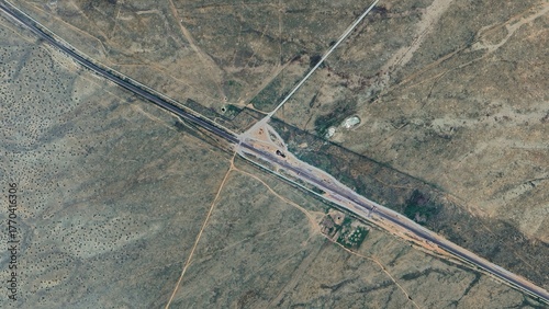 Route 66, USA: Classic Road Trip View of Desert Highway, Nostalgia, and Open American Landscape