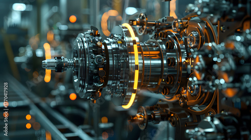 Industrial engineers using AI in predictive maintenance to monitor machinery, prevent failures, and improve operational efficiency