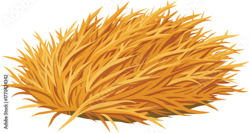 wheat straw dry fiber texture.