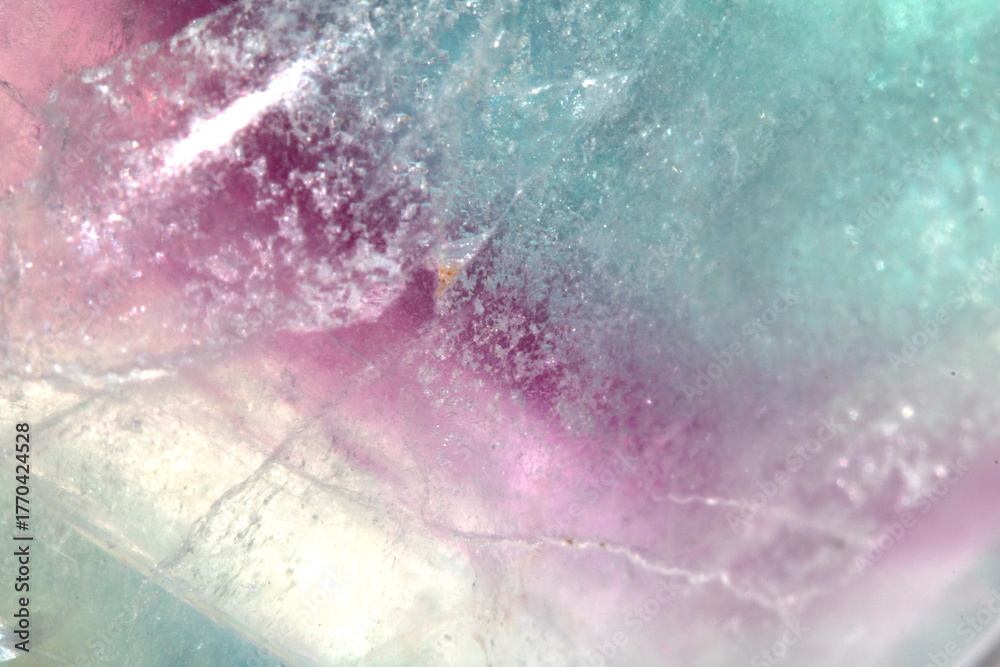 Fototapeta premium Close up of crystal shards healing quartz geological natural healing stone