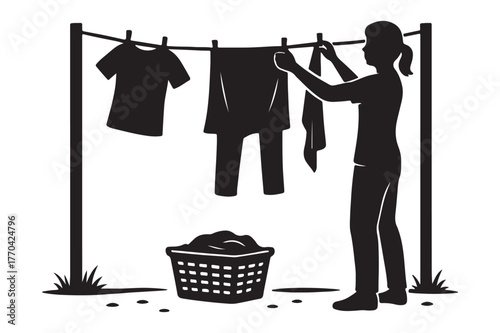 washing machine and laundry