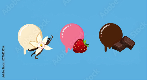 easter card with eggs