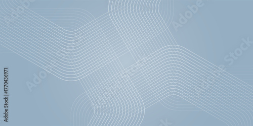 Vector hexagon lines on gray background. Geometric stripe line art design good futuristic vector template