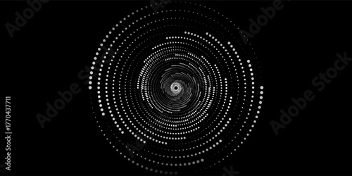 Halftone circular dotted frames set. Circle dots texture isolated on white background. modern nice