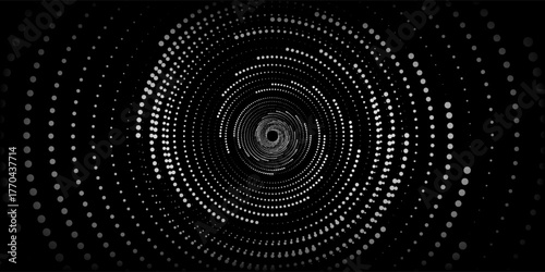 Halftone circular dotted frames set. Circle dots texture isolated on white background. modern nice circle