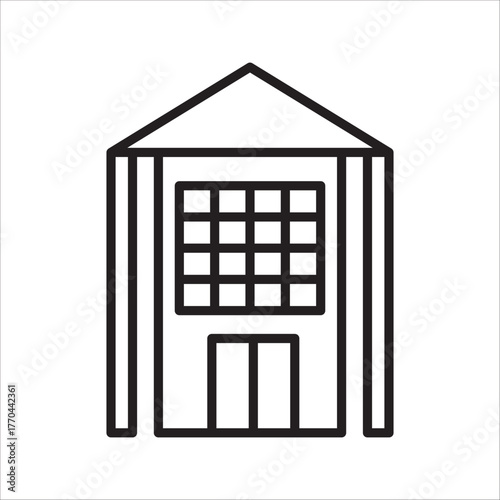 Workspace icon. Business communication. Vector illustration. Stock image.