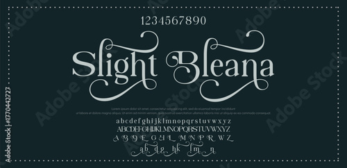 Lettering Fashion Designs. Modern elegant alphabet letters font and number. Minimalist typography fonts regular, typeface uppercase and lowercase.