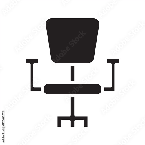 Workspace icon. Business communication. Vector illustration. Stock image.