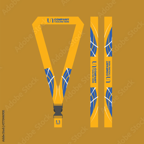 Office and company ID card lanyards 
