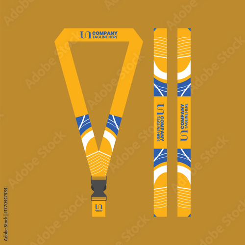 Office and company ID card lanyards 