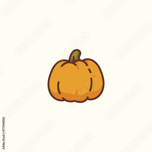 Cute Harvest Pumpkin Autumn Icon