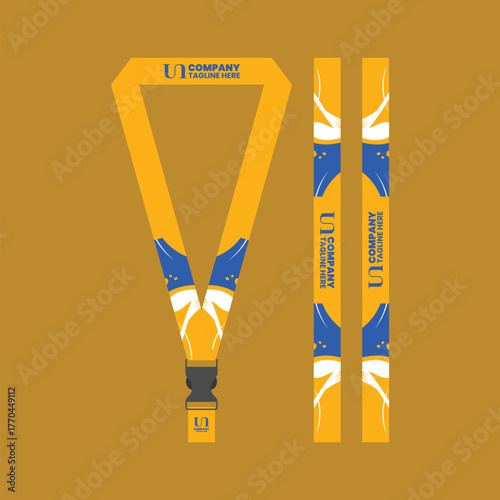 Office and company ID card lanyards 