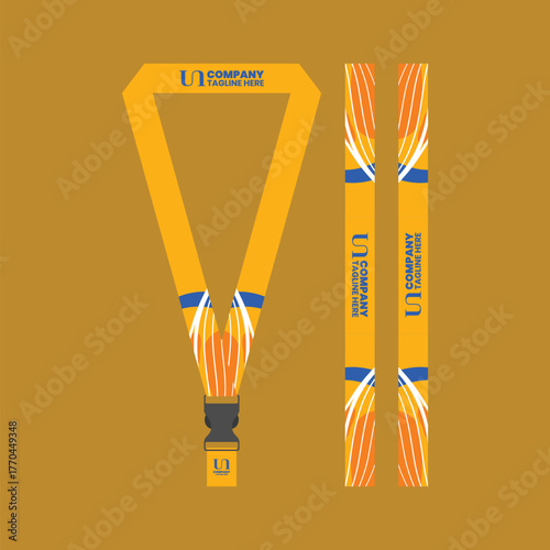 Office and company ID card lanyards 