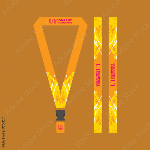 Office and company ID card lanyards 