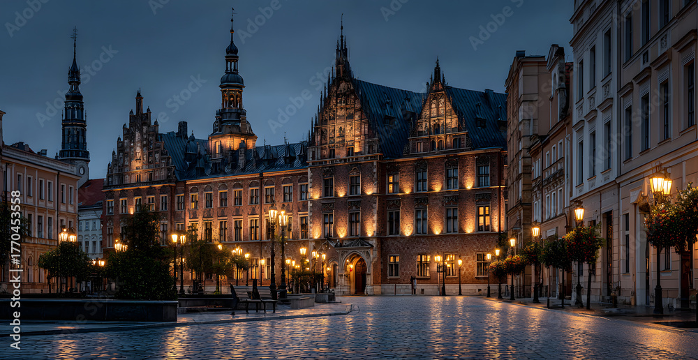 Fototapeta premium City Hall in Wroclaw