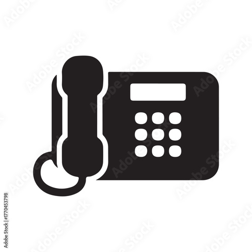 Landline Telephone Classic Desk Phone Icon