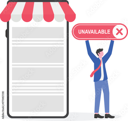 illustration of building availability for commercial property rental
