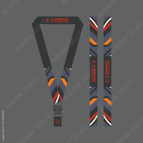 Office and company ID card lanyards 