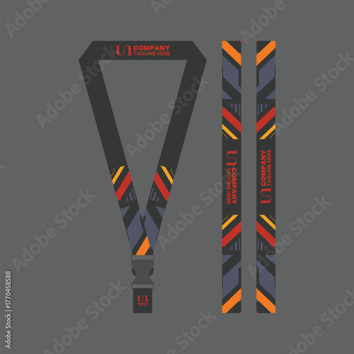 Office and company ID card lanyards 