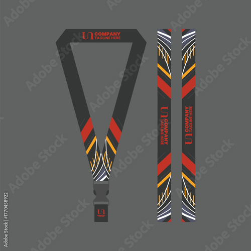Office and company ID card lanyards 