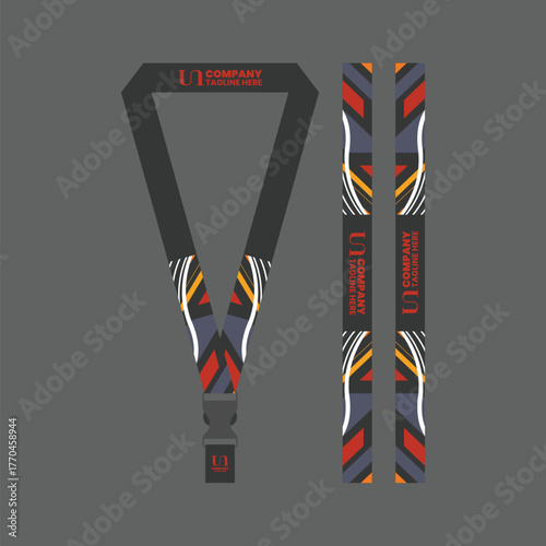 Office and company ID card lanyards 