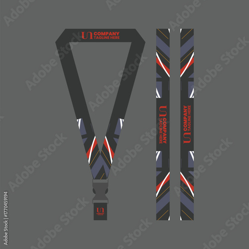 Office and company ID card lanyards 