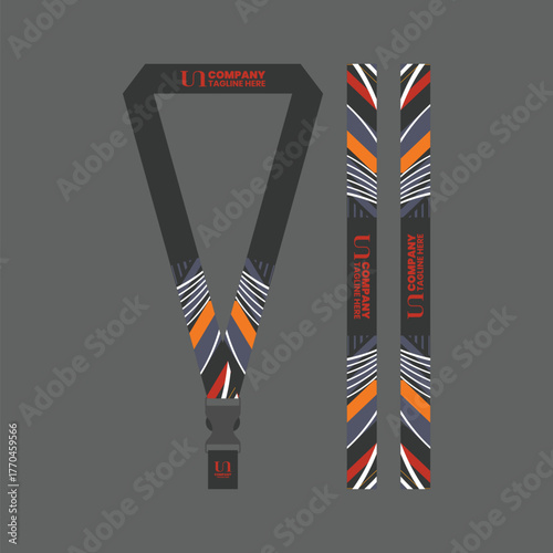 Office and company ID card lanyards 